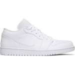 Кроссовки Air Jordan 1 Low Triple White, белый - фото