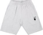 Спортивные шорты Off-White Marker Sweatshorts 'Melange Grey/Red', серый - фото