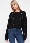 Кардиган Object OBJTHESS SLEEVE CARDIGAN, Black - фото 4
