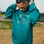 Унисекс худи BURNIN, тай-дай белое - фото 9