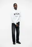 Толстовка с капюшоном Msgm, Optical White - фото 2