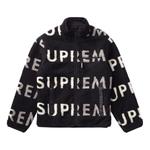 Куртка fw18 reversible fleece jacket black Supreme, черный - фото
