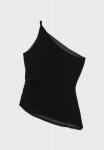Топ Stradivarius ASYMMETRIC , Black - фото 5