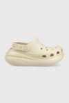 Шлепанцы Classic Crush Clog Crocs, бежевый - фото