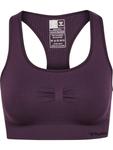 Спортивный бюстгальтер-бралетт Hummel, цвет Plum - фото