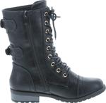 Женские ботинки в военном стиле Forever Link, Black - фото 6