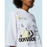 Укороченный топ женский белый Converse - фото 3