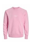 Толстовка Jack & Jones JJESOHO CREW NECK, Prism Pink/Light Pink - фото 6
