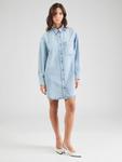 Платье-рубашка FRAME, синий деним - фото 2