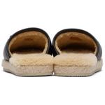 Шлепанцы женские Gucci Horsebit 1955, черный / бежевый - фото 4