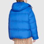 Пуховик женский Gucci, синий - фото 5