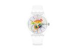 SWATCH Unisex 41mm White Watch SO29K103 - фото