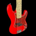 Бас-гитара Vintage V30 Maple серии Coaster, размер 7/8, глянцевый красный - фото 2