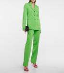 Однобортный блейзер Victoria Beckham, Apple Green - фото 2