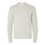 Свитер Selected Dane Crew Neck, серый - фото