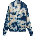 Трикотажная мужская синяя футболка ZARA - фото