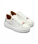 Высокие кожаные кеды London Alexander Smith, белый - фото 3