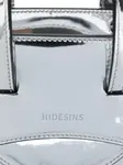 Сумка-тоут Flap Mirror размера мини Hidesins, серебристый - фото 4