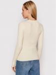 Облегающий свитер Pieces, бежевый - фото 3