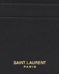 Кожаный картхолдер Flap Card Case Saint Laurent, Nero - фото 6