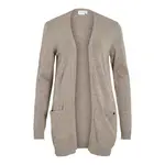 Кардиган Vila Ril Open, серый - фото 3