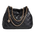 Сумка-хобо с логотипом черная TORY BURCH - фото 3