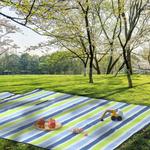 Одеяло для пикника wometo, 200x200 см, синий/зеленый - фото 3