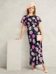 Lalena Floral A-Line макси-платье Hobbs, Midnight Multi - фото 5
