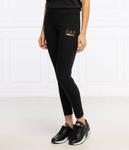 Легинсы женские Ea7 хлопковые с логотипом бренда, черный - фото 2