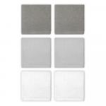 Твердые мочалки The Big One, 6 шт., серый - фото 3