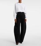 Хлопковый джерси свитшот Alaïa, Blanc - фото 2