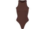 Боди Женский Темно-коричневый Skims - фото