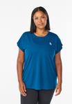 Футболка Zizzi Basic T-shirt, Gibraltar Sea/Blue - фото