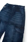 Детские джинсовые брюки D-ARGJX-CARGO-SJ Diesel, цвет Dark Indigo Blue - фото 3