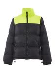 Пуховик cosimon, цвет schwarz saure limette - фото 2