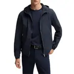 HUGO BOSS Куртка босс с эффектом крепа водоотталкивающая, Blue - фото 4