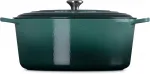 Кастрюля овальная Le Creuset, 14700 мл, зеленый - фото 4