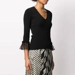 Alexander McQueen Топ женский черный - фото 6