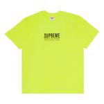 Футболка Supreme Paris Tee, цвет Fluorescent Yellow - фото