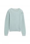 Джемпер TOM TAILOR DENIM Jumper, Silver Cloud Blue/Light Blue - фото 5