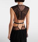 Кружевное платье Stella McCartney, Black - фото 7