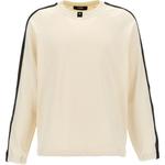 Свитшот с полосками FENDI, бежевый - фото