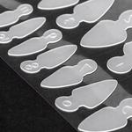 Комбинированная система Силиконовые французские формы двойной формы миндалевидные короткие, 12 шт., Molly Lac - фото 4