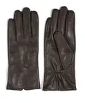 Кожаные перчатки Cleo Howard London, коричневый - фото