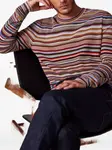 Многополосый хлопковый свитер Paul Smith, красный - фото 4