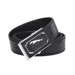 JAGUAR Кожаный ремень мужской, Black - фото 6