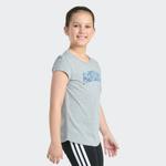 Футболка Adidas Short Sleeve Essential Heather Tee, цвет Medium Grey Heather - фото 4