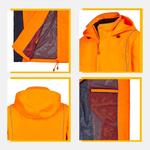 Дождевик Michael Heinen, цвет neonorange navy - фото 4