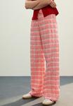 Брюки Next WIDE LEG PULL ON CHECK, Pink - фото 3