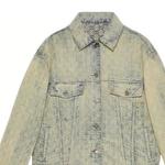 Женская джинсовая куртка Gucci, серый - фото 6